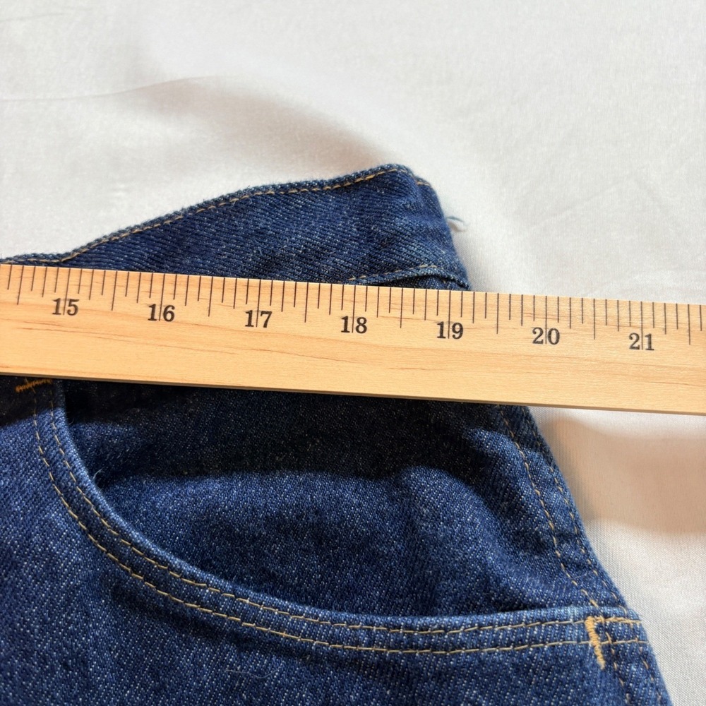 Wrangler Rugged Wear Jeans‎ Mens 40x34 Dark Wash Straight Leg Cotton Made in USA - Picture 6 of 9